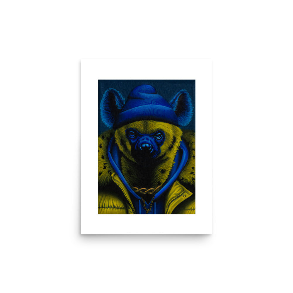 Grime Hyena Print