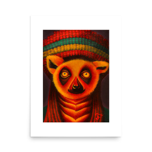 Reggae Lemur Print