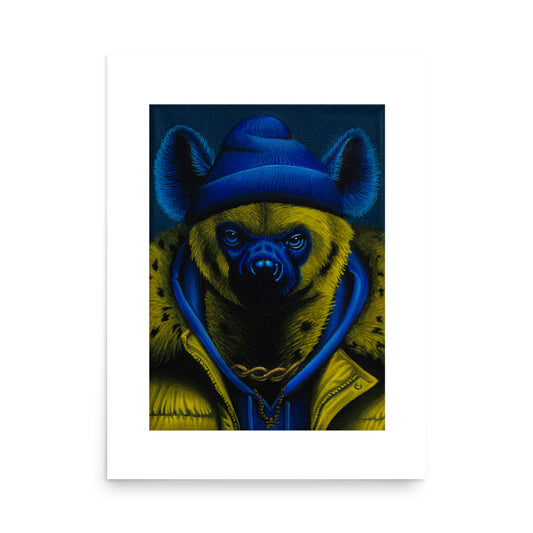 Grime Hyena Print