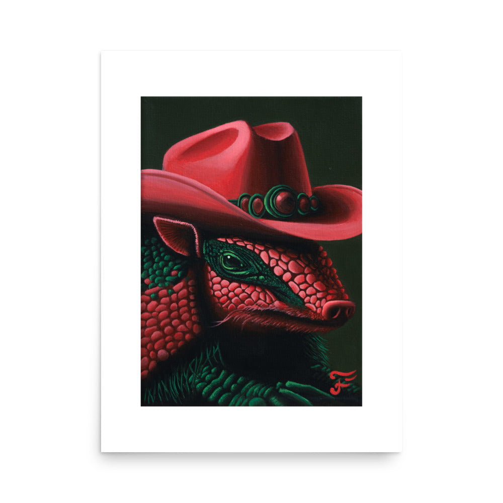 Country Armadillo Print