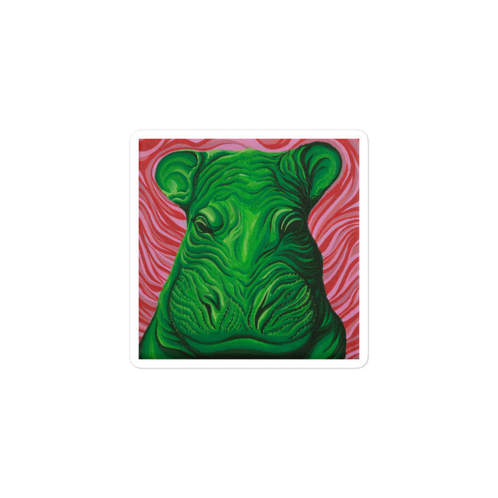 Hippopotamus Sticker