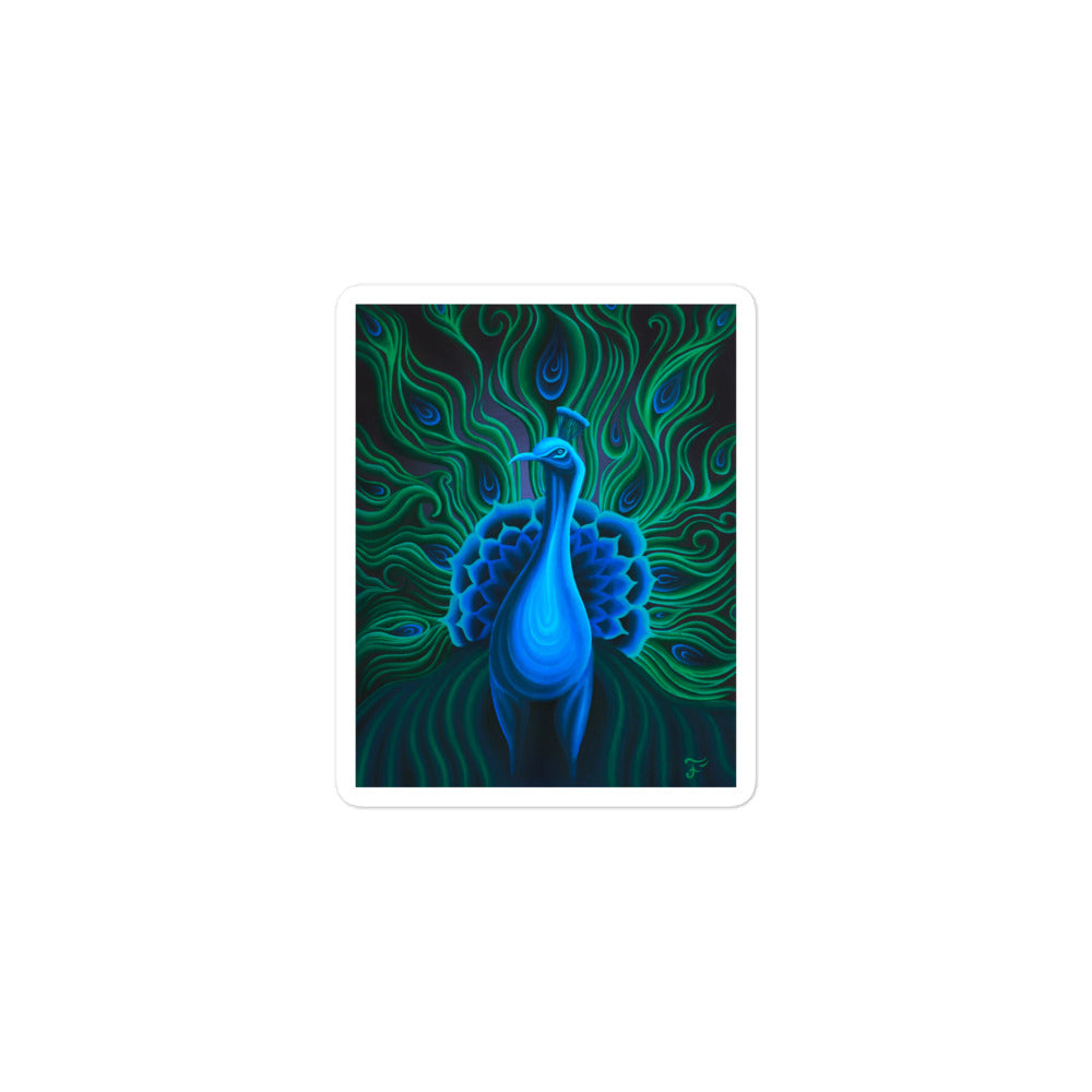 Peacock Sticker